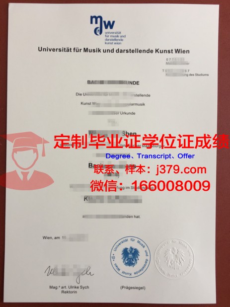 维也纳应用艺术大学毕业证模板(维也纳应用艺术大学官网)