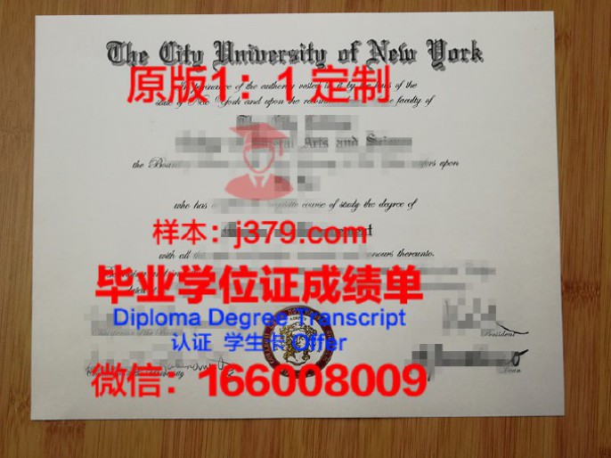 纽约城市大学亨特学院毕业证Diploma文凭