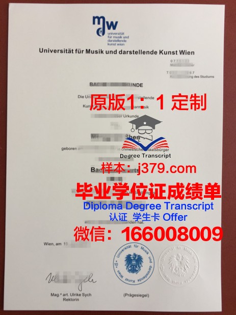 维也纳技术大学毕业证电子版(维也纳技术大学毕业证电子版)