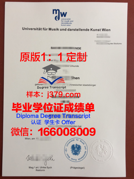 维也纳技术大学毕业证模板(维也纳技术大学排名)