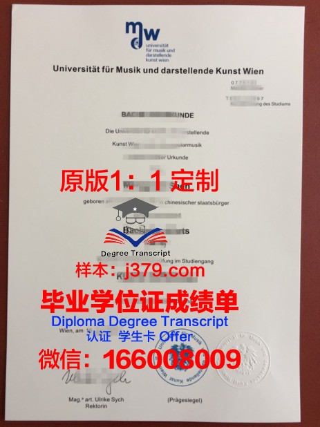 维也纳工业大学研究生毕业证(维也纳工业大学怎么样)