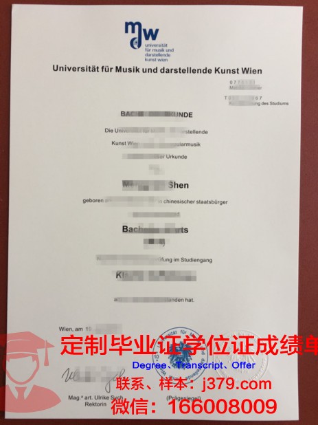 维也纳科技大学毕业证图片(维也纳科技大学毕业证图片高清)