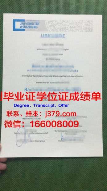 维尔茨堡大学学位证书(维尔茨堡大学申请条件)