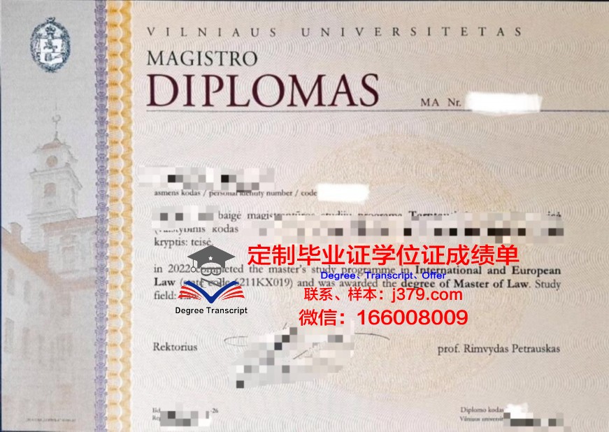 维尔纽斯工业大学diploma证书(维尔纽斯大学qs排名)