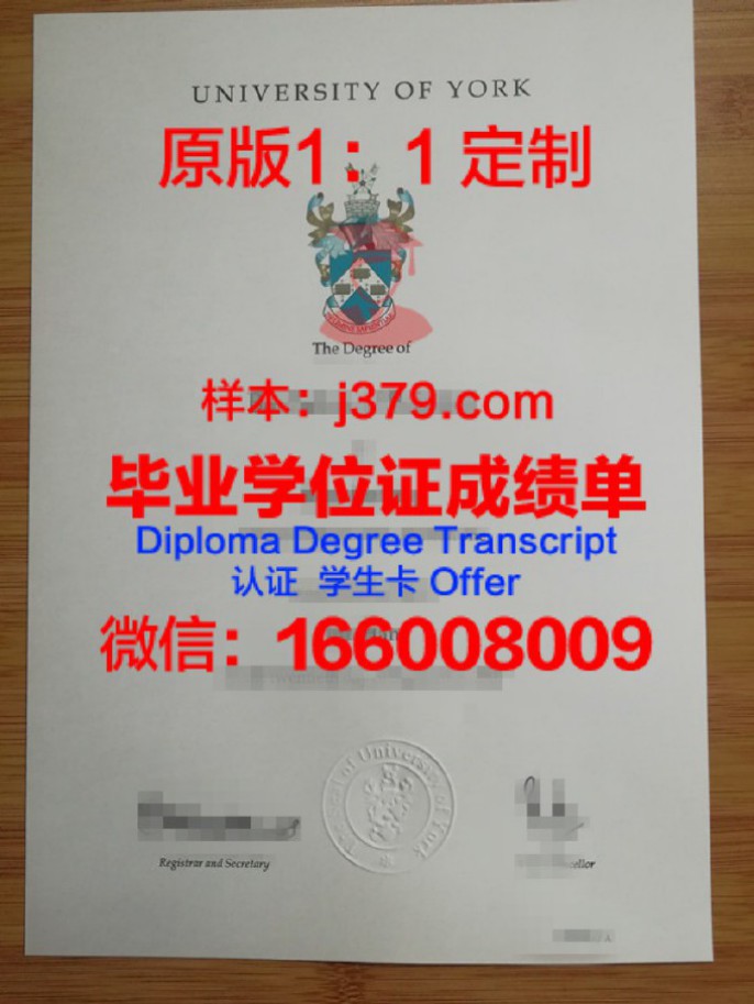 约克大学（CA）毕业证图片York University-CA Diploma